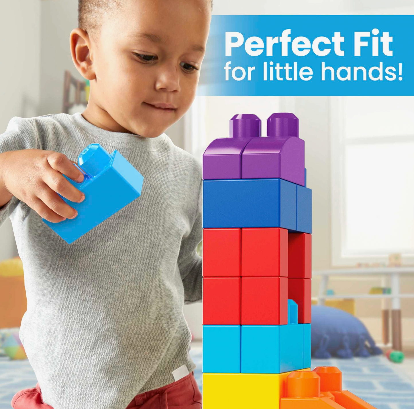 Mega Bloks First Builders Big Building Bag - Blue