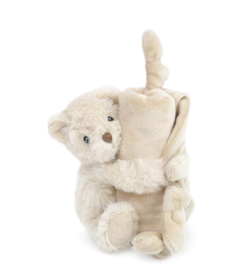 Plush Knotted Security Blankie, Huggie Bear