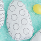 Easter Egg Reusable Coloring Doll For Kids, Polka Dot