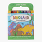 Carry Along Crayon & Coloring Book Kit-Dinoland