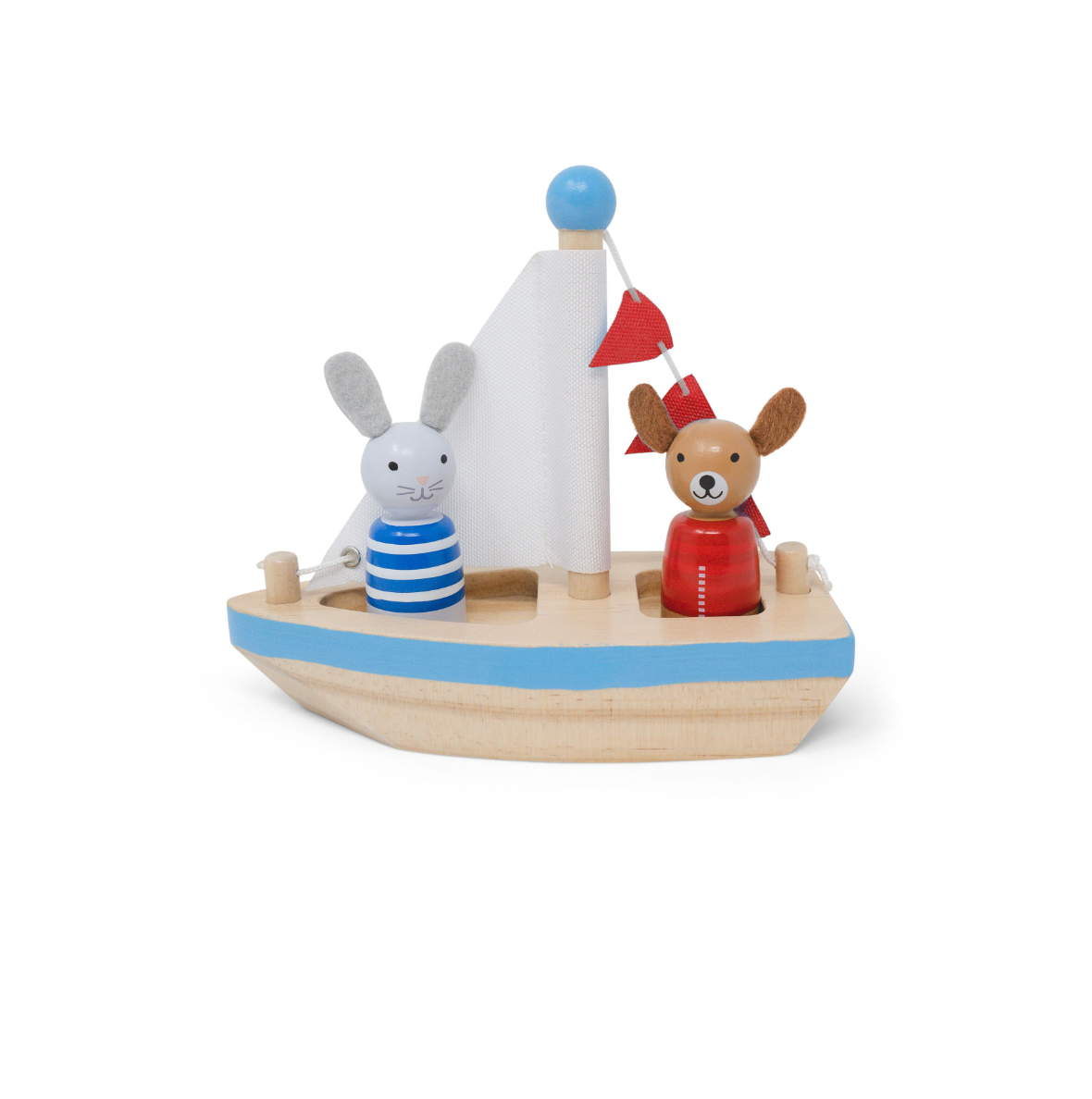 Boating Bunny Buddies, Two Bunnies in a Little Leaf Boat, Easter Bunnies,  Fairy Bunnies, the Fairy Garden, UK Fairy Garden 