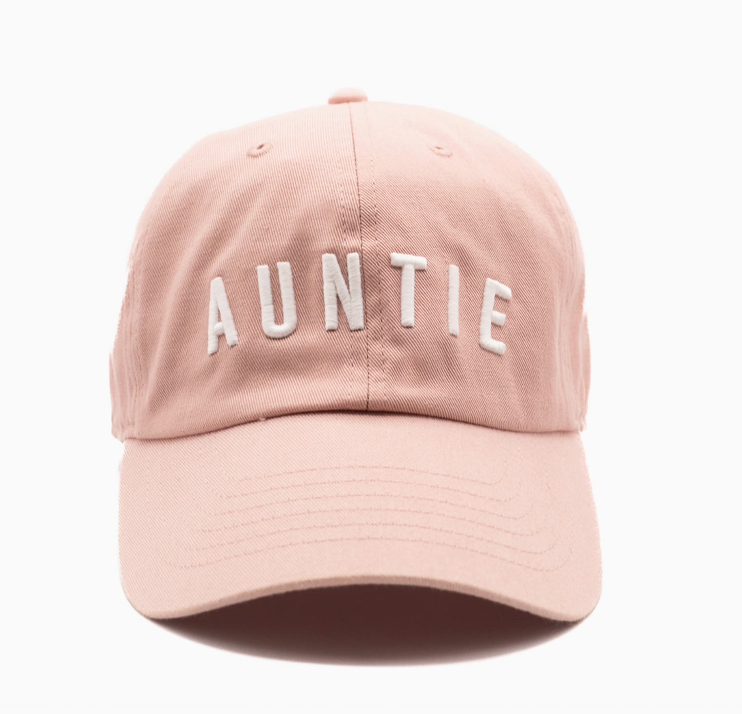 Auntie Baseball Cap, Dusty Rose