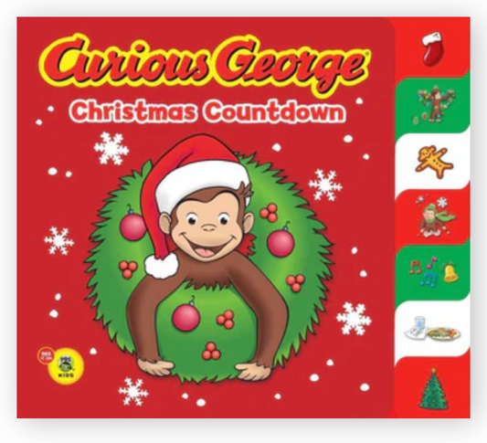 Curious George Christmas Countdown Board Book