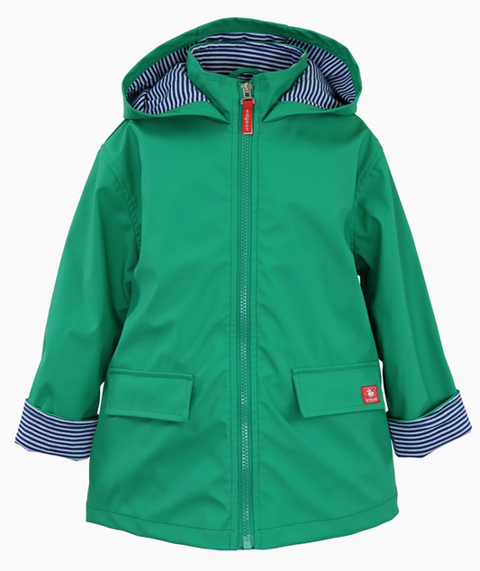 Zipper Raincoat, Golf Green