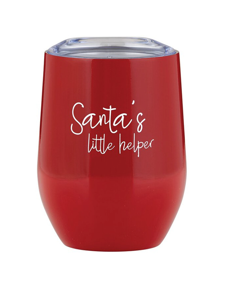 Santa's Helper 12 Ounce Tumbler