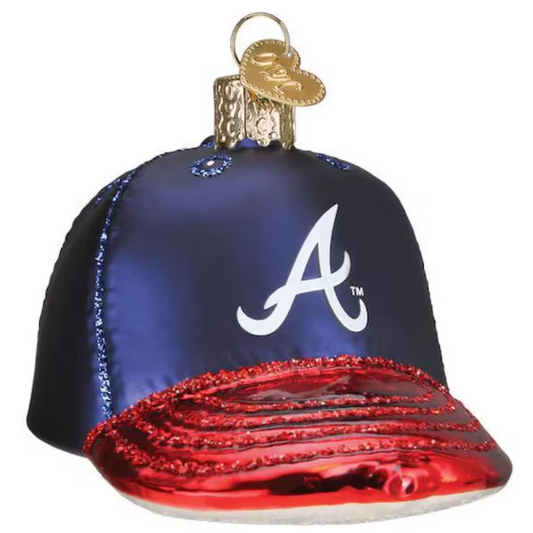Ornament, Atlanta Braves Baseball Cap
