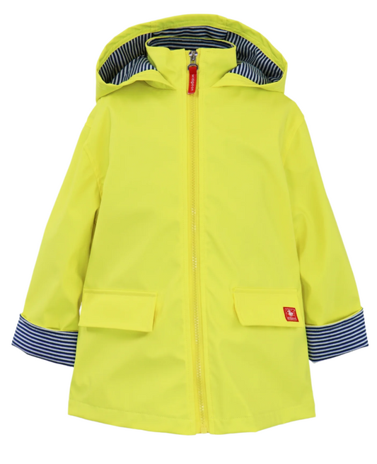 Zipper Raincoat, Yellow