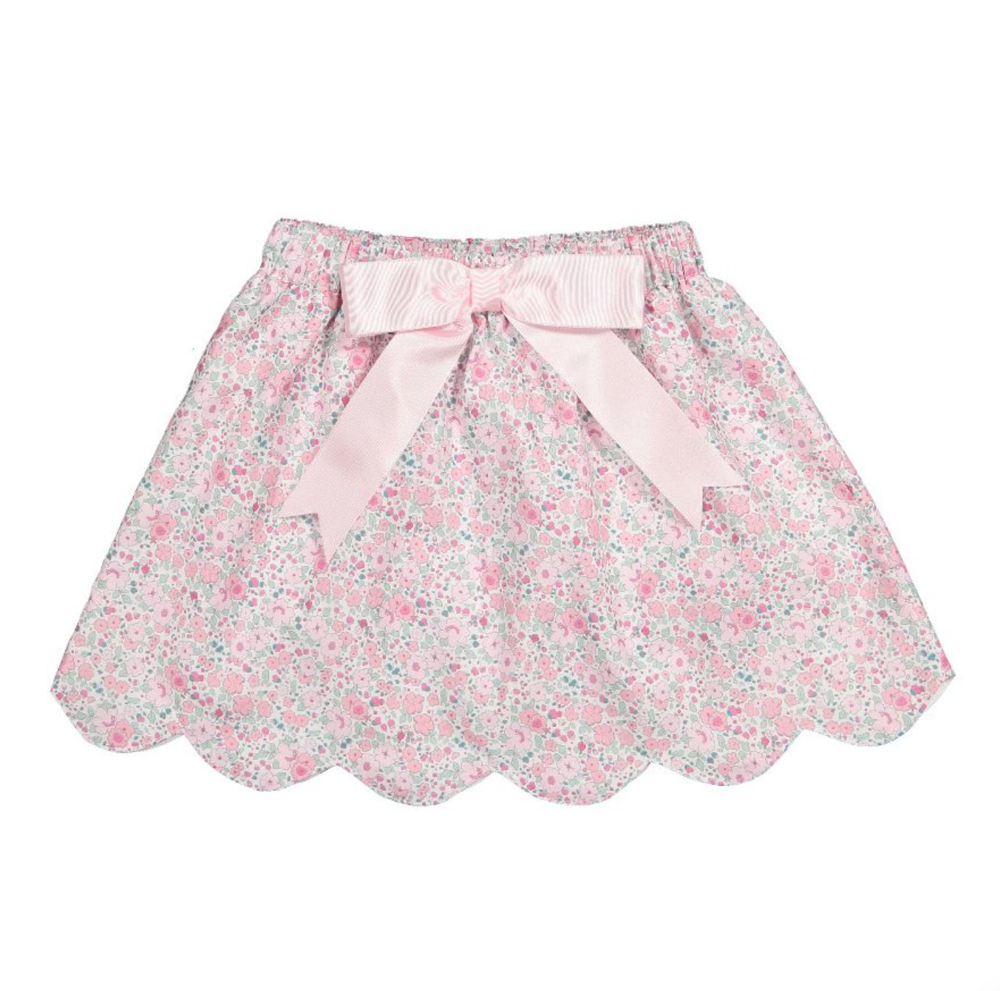 Pink Ditsy Floral Skirt