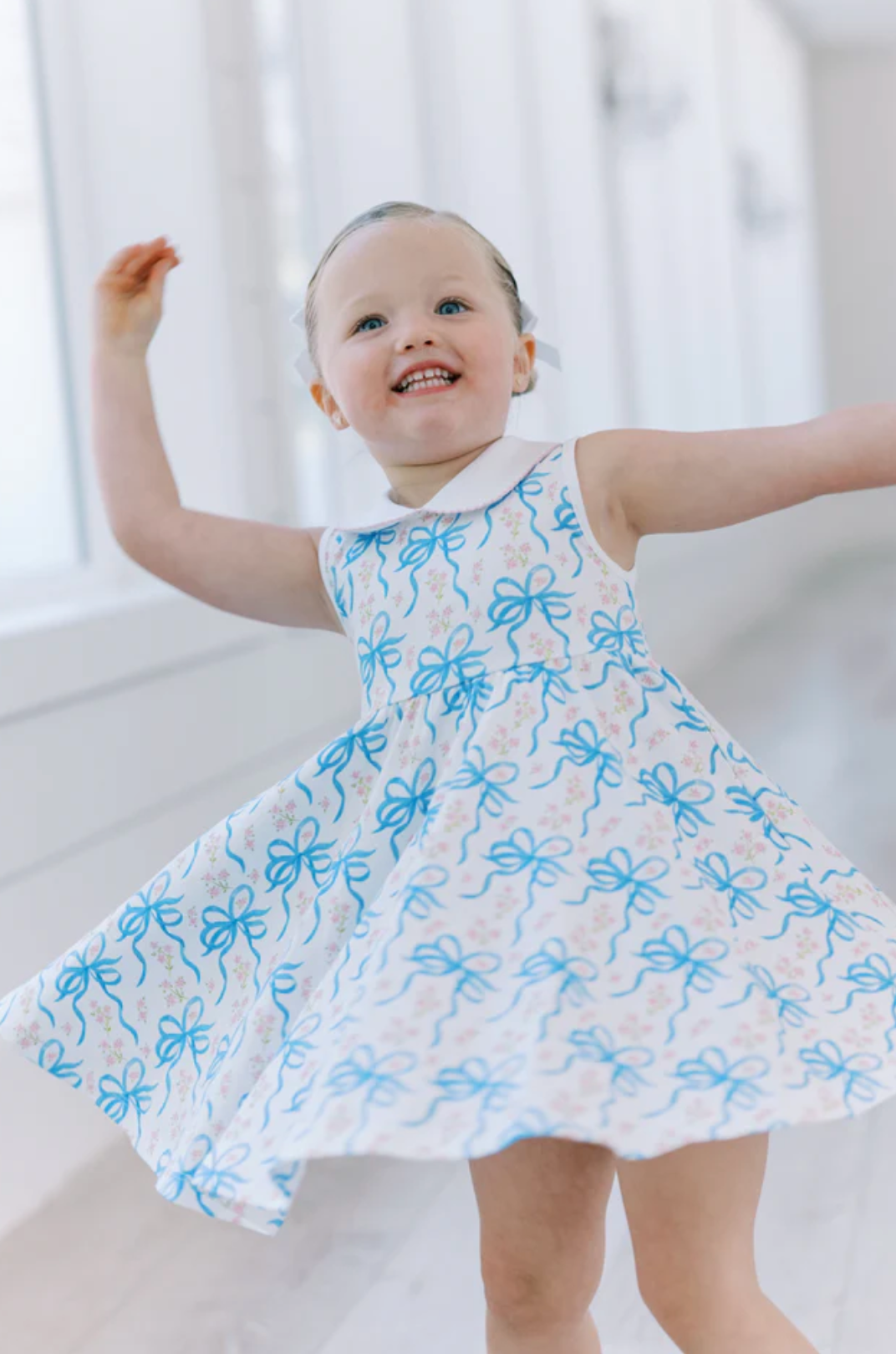 Blossom Bow Twirl Dress