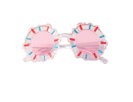 Kiddos Petals Sunglasses, Red, White & Blue