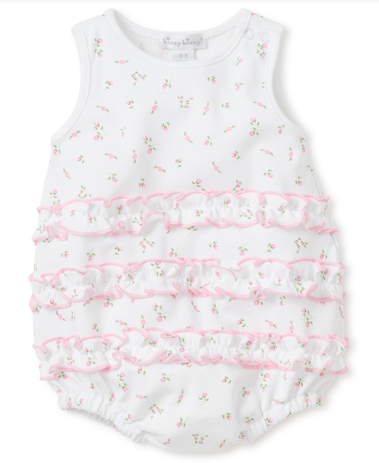 Garden Print Ruffle Bubble