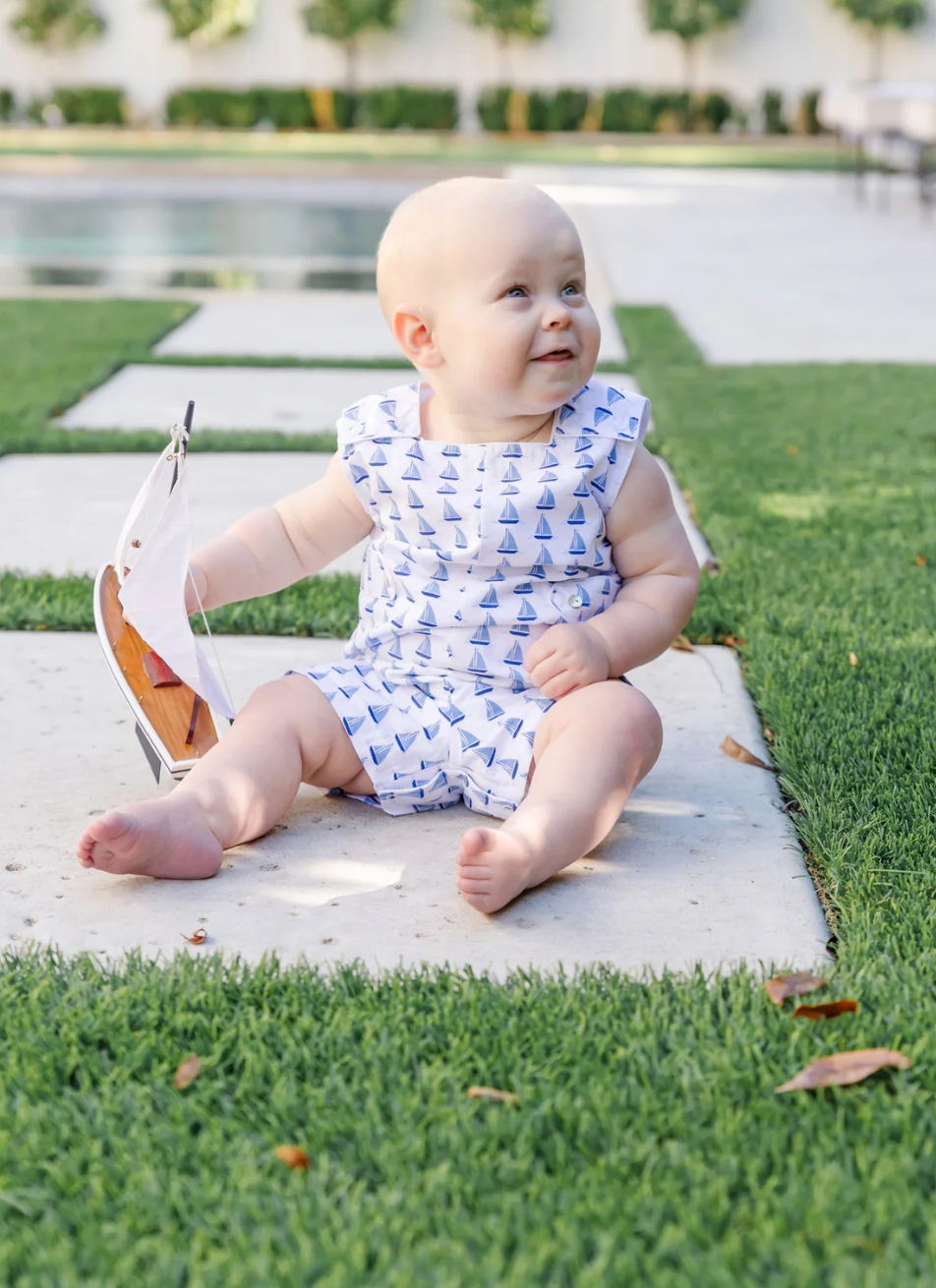 Wells Woven John John Sailing Away