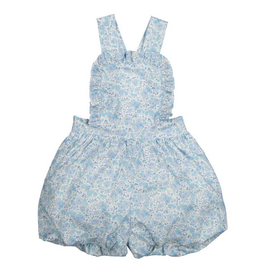 Blue Ditsy Floral Shortall