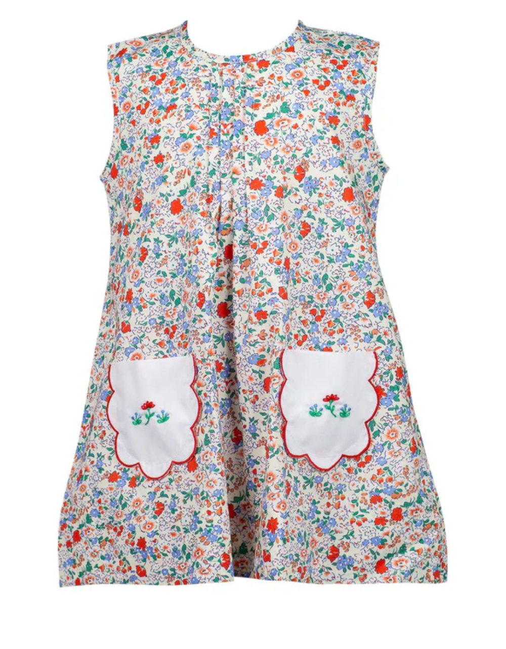Rosie Red Floral A-line Dress