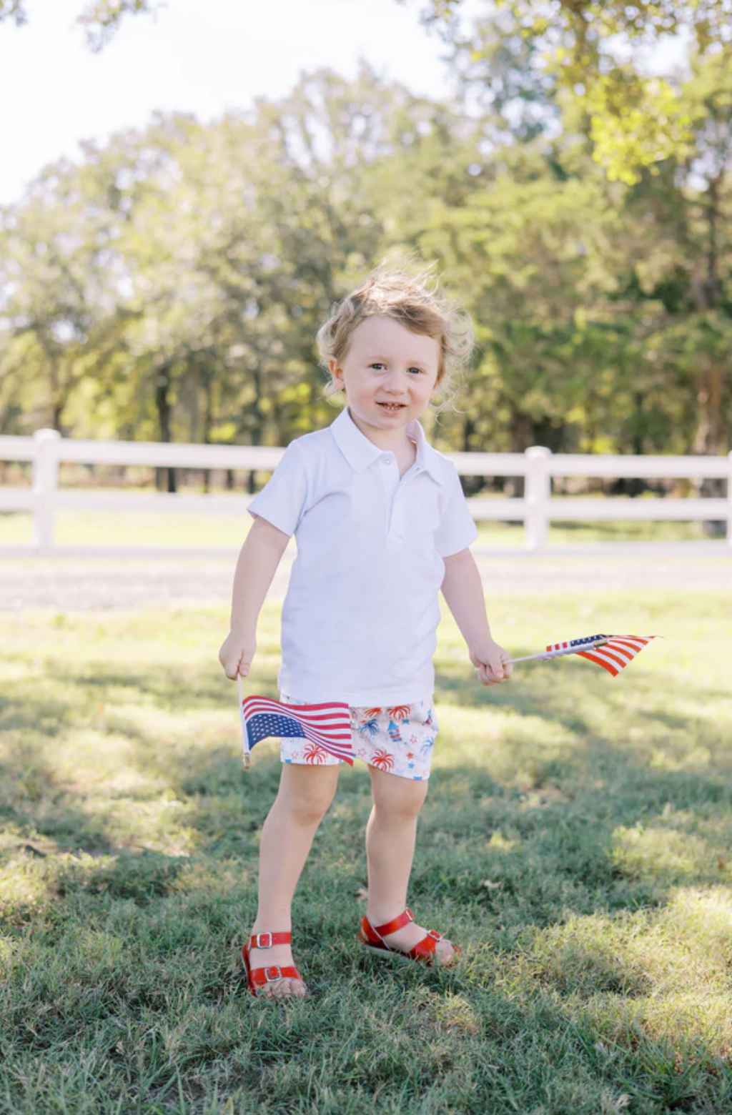 Patriotic Boy Shorts