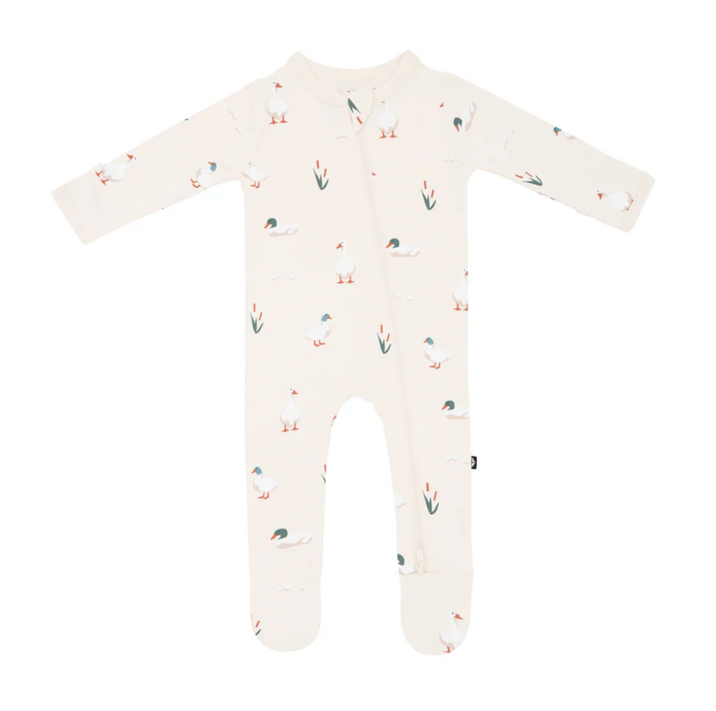 Zippered Footie, Duck