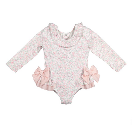 Pink Ditsy Floral Rashguard