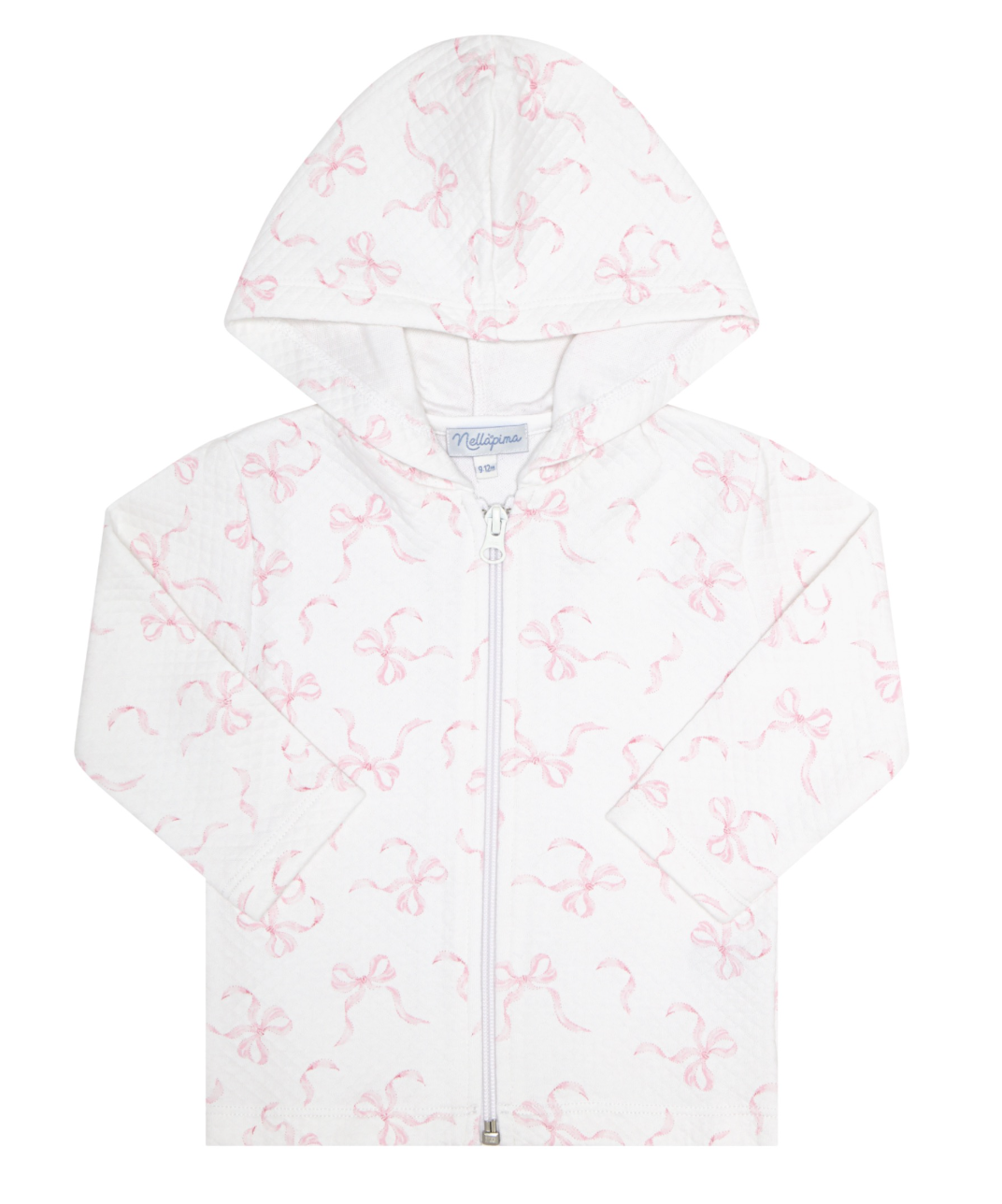 Charming Bows Print Jacquard Jacket