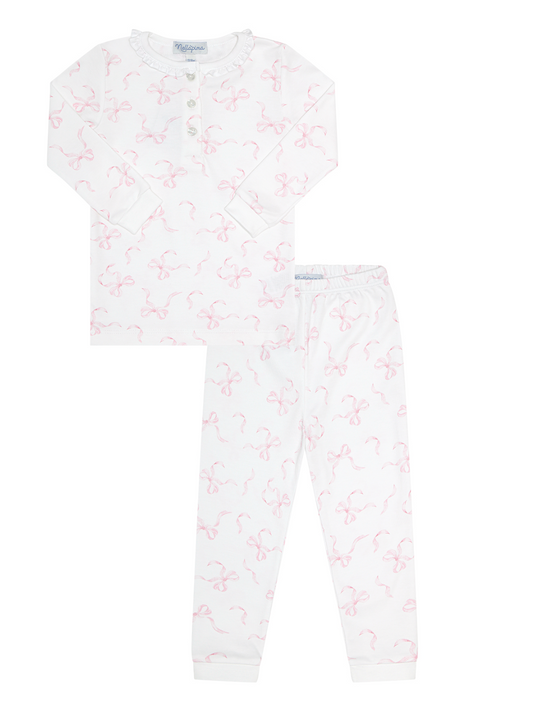 Charming Bows Print Pajama Set