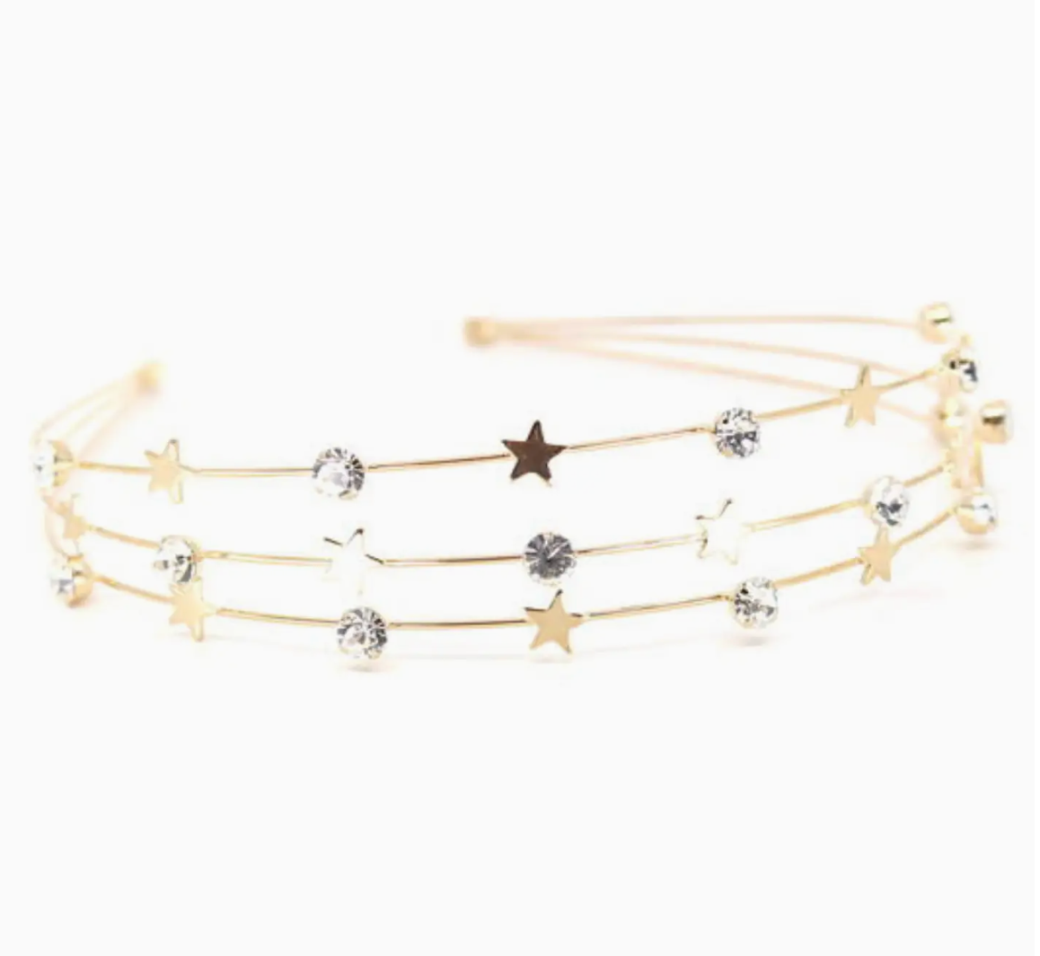 Triple Star Headband