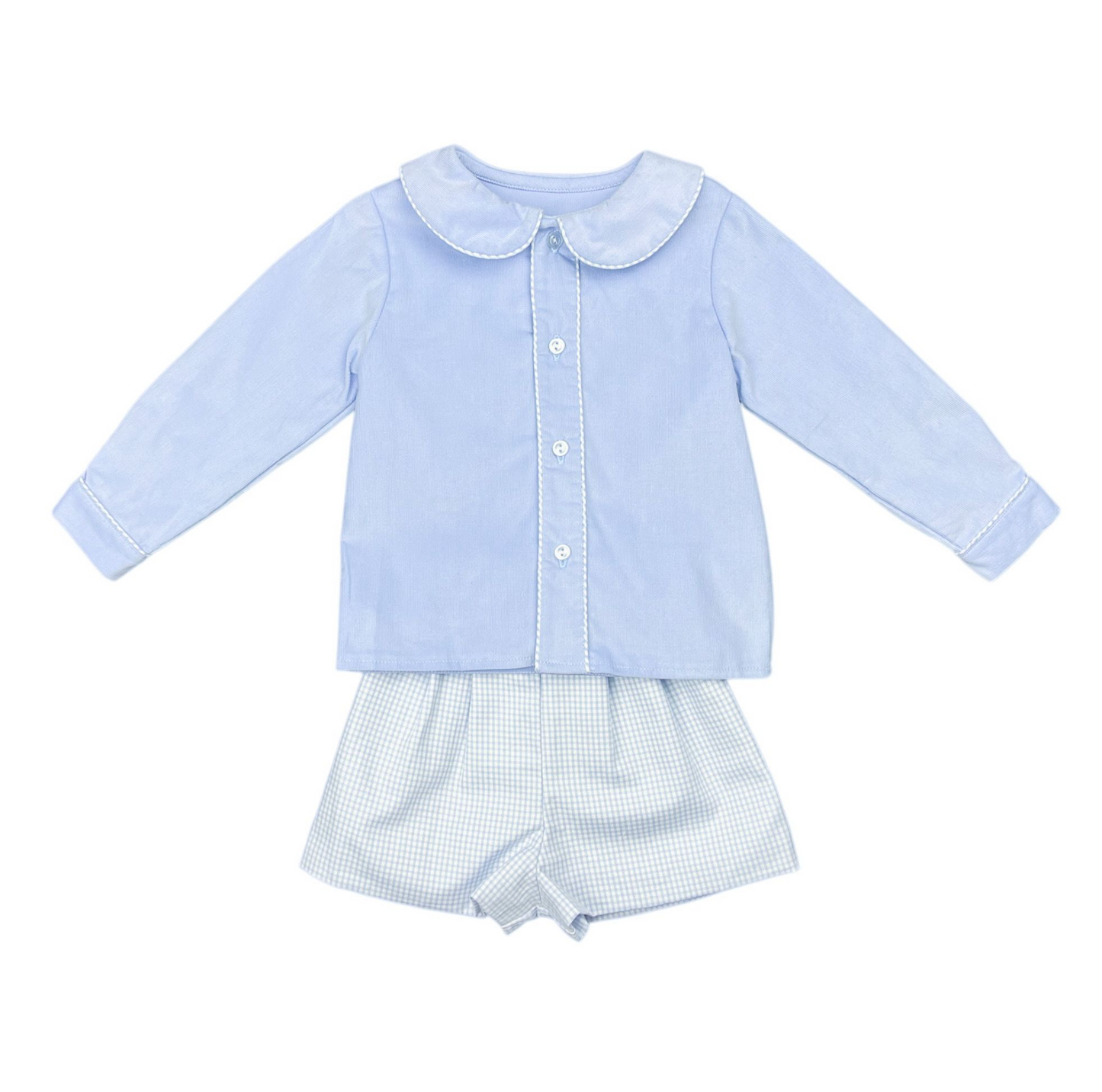 Bob Boy Short Set, Blue