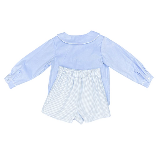 Bob Boy Short Set, Blue