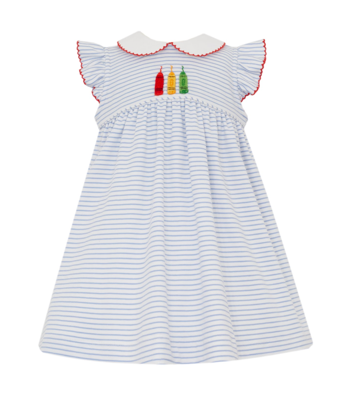 Crayons Blue Stripe Knit Dress