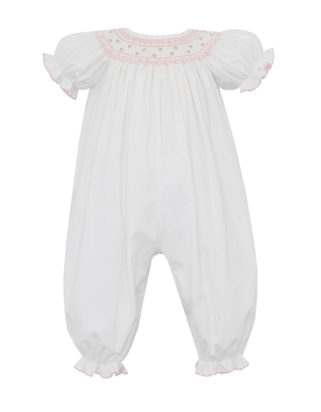 Lilly White Corduroy Long Bishop Bubble