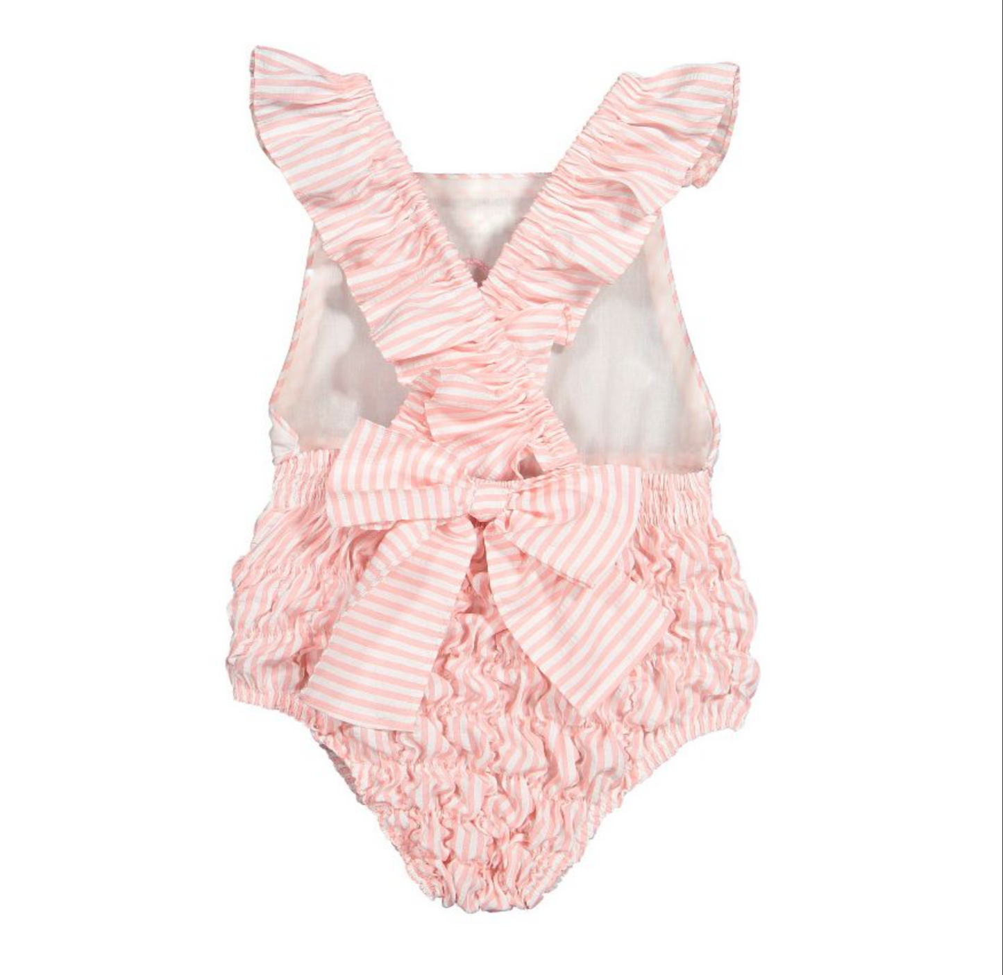Bubble Gum Cotton Frilled Swimsuit