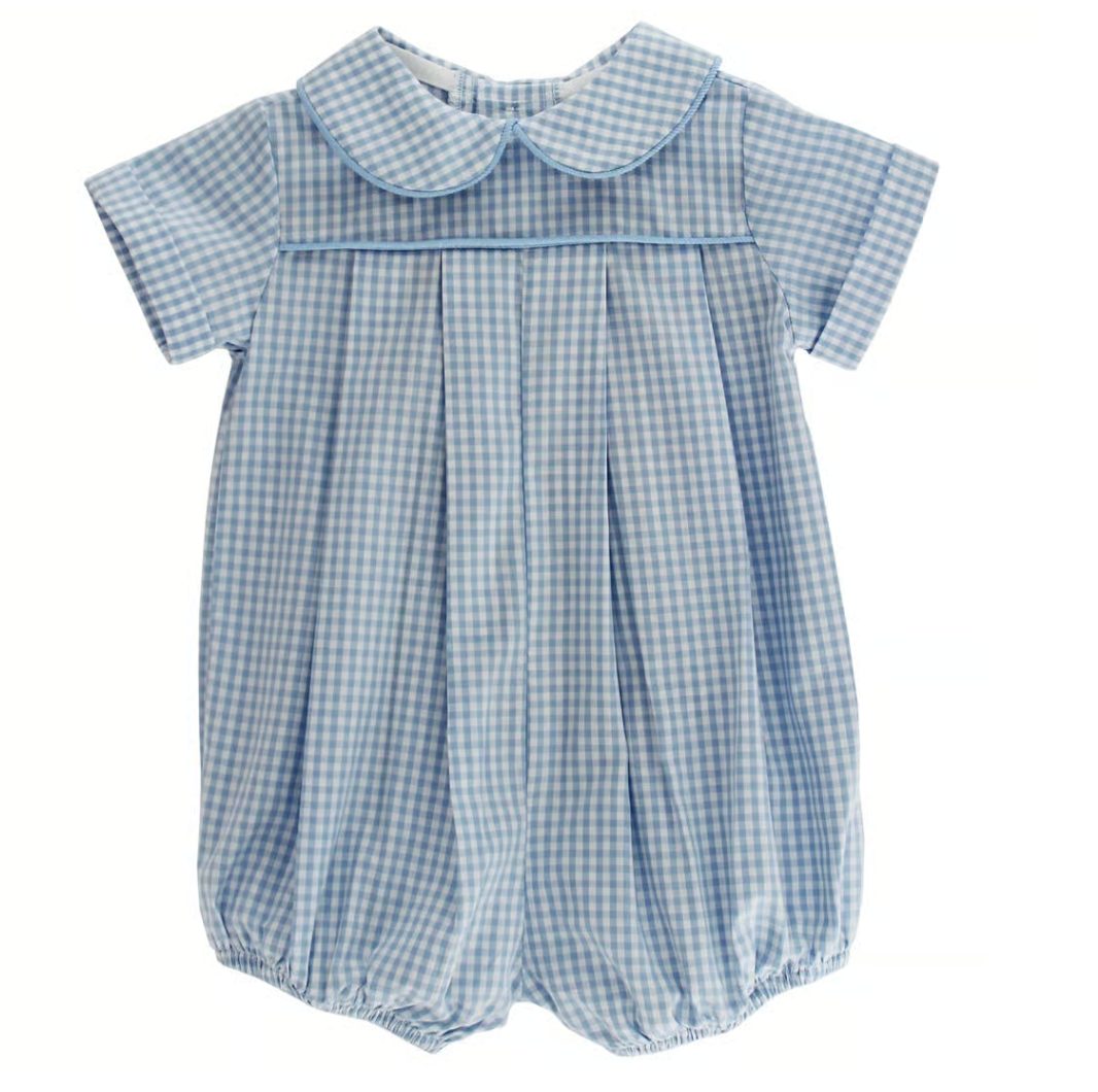 Blue Check Dressy Bubble