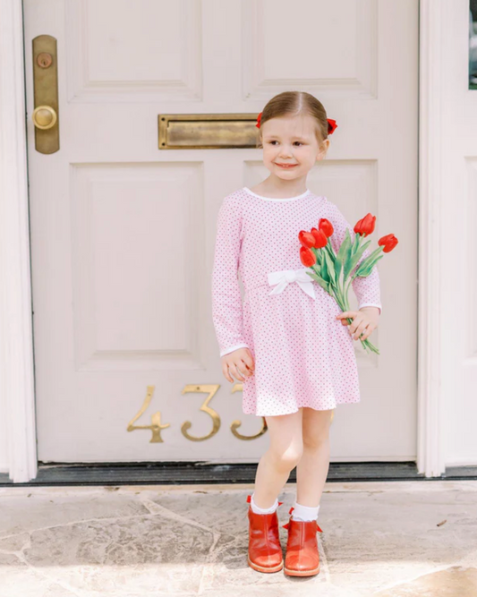 Waist Dress, Red Dot