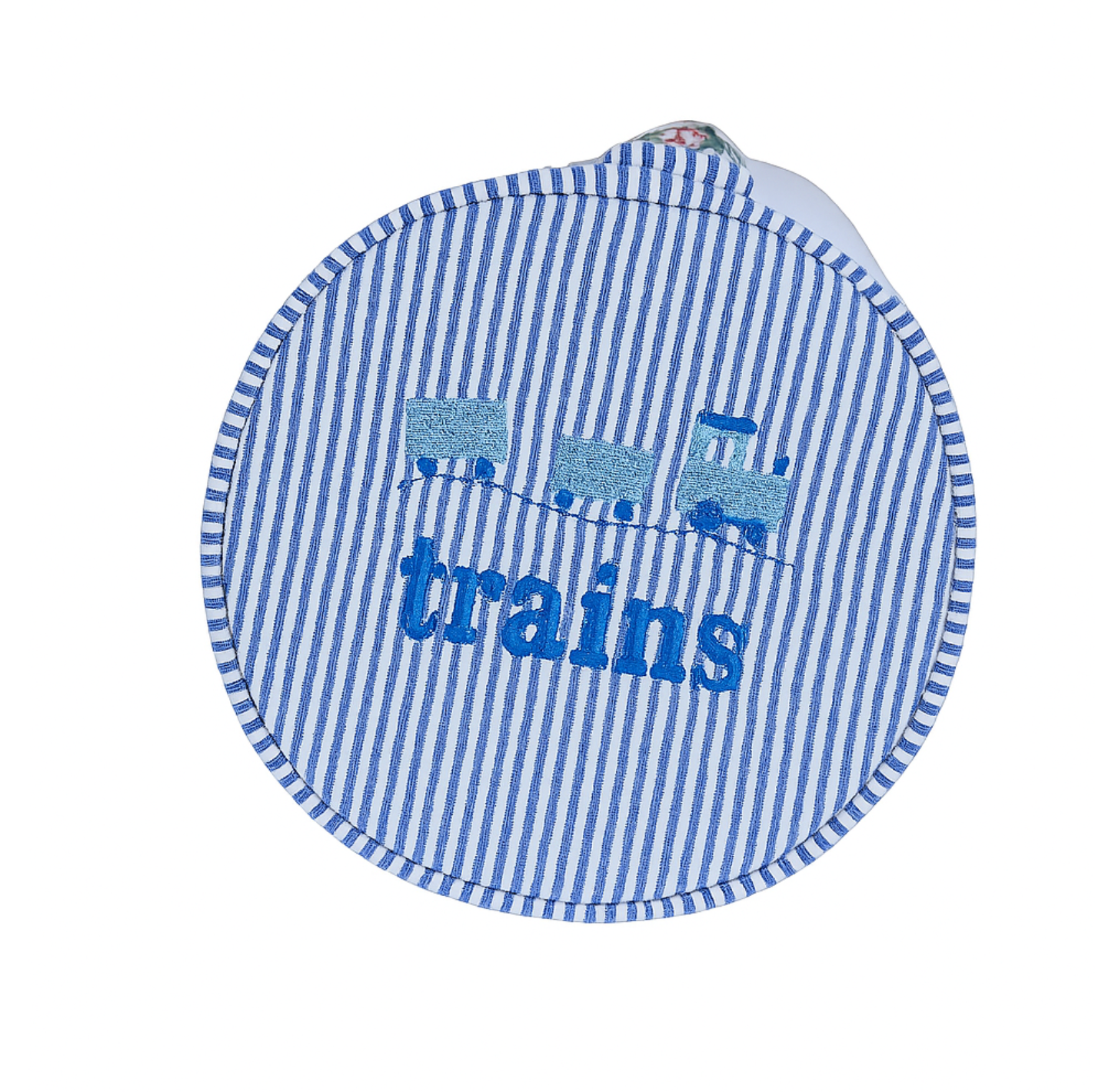 Trains Button Bag