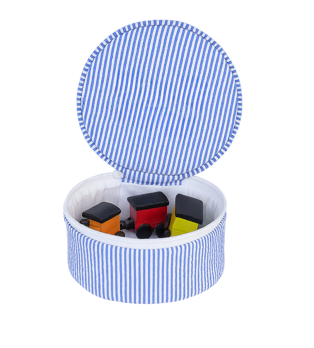 Trains Button Bag