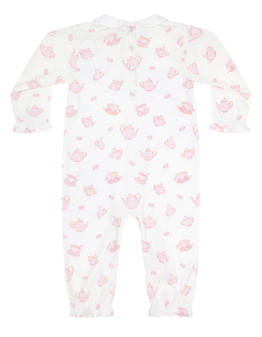 Petite Tea Time Print Playsuit