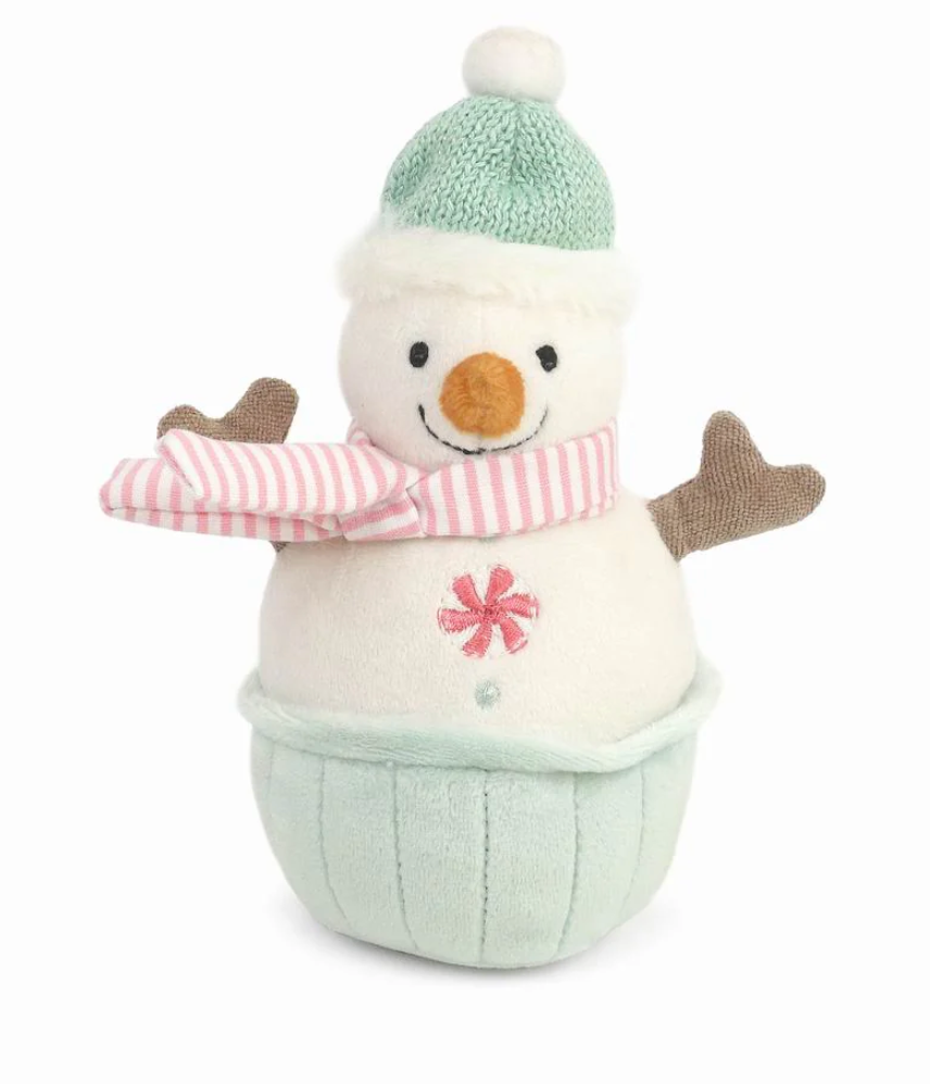 Mini Ami Snowman Cupcake Chime Toy