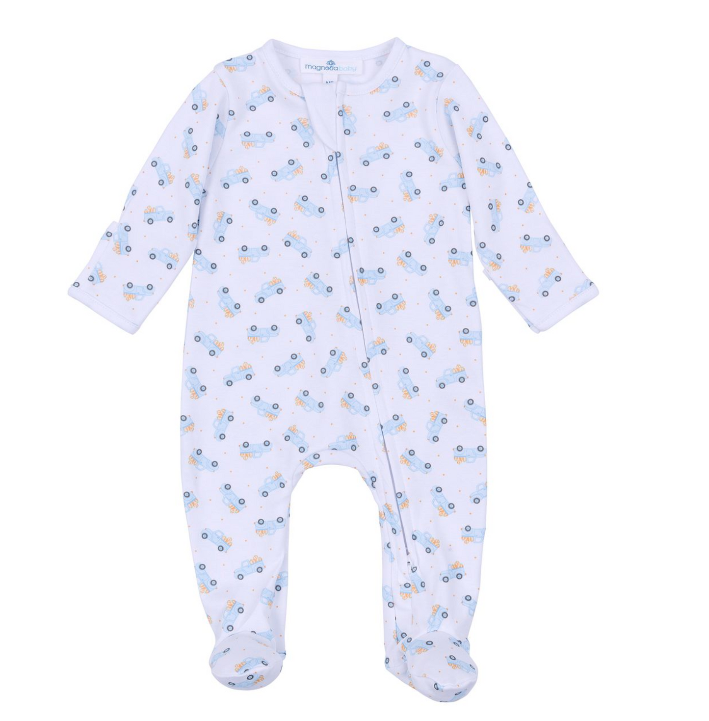 Pumpkin Patch Zippered Footie