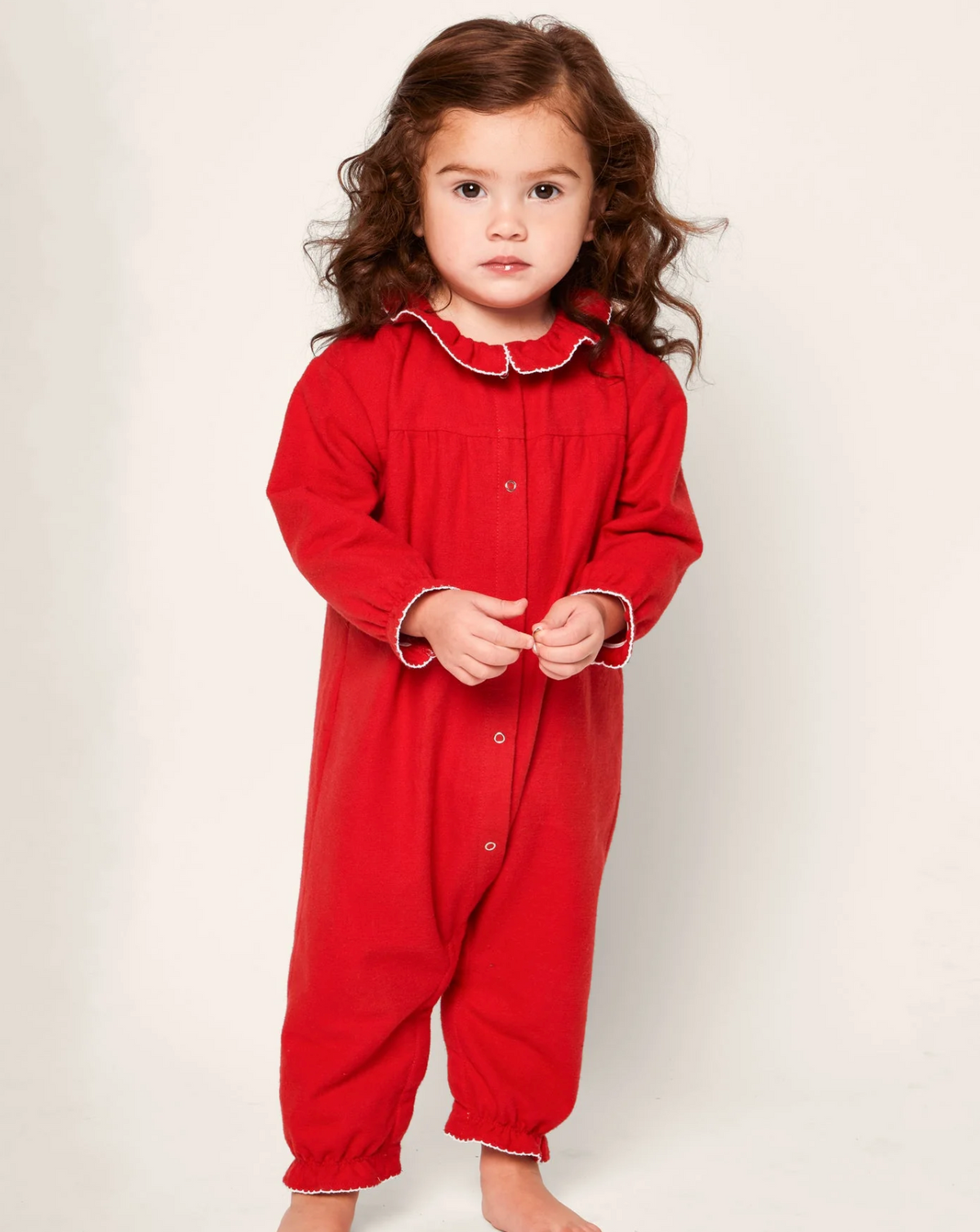 Red Flannel Madeline Girl's Romper