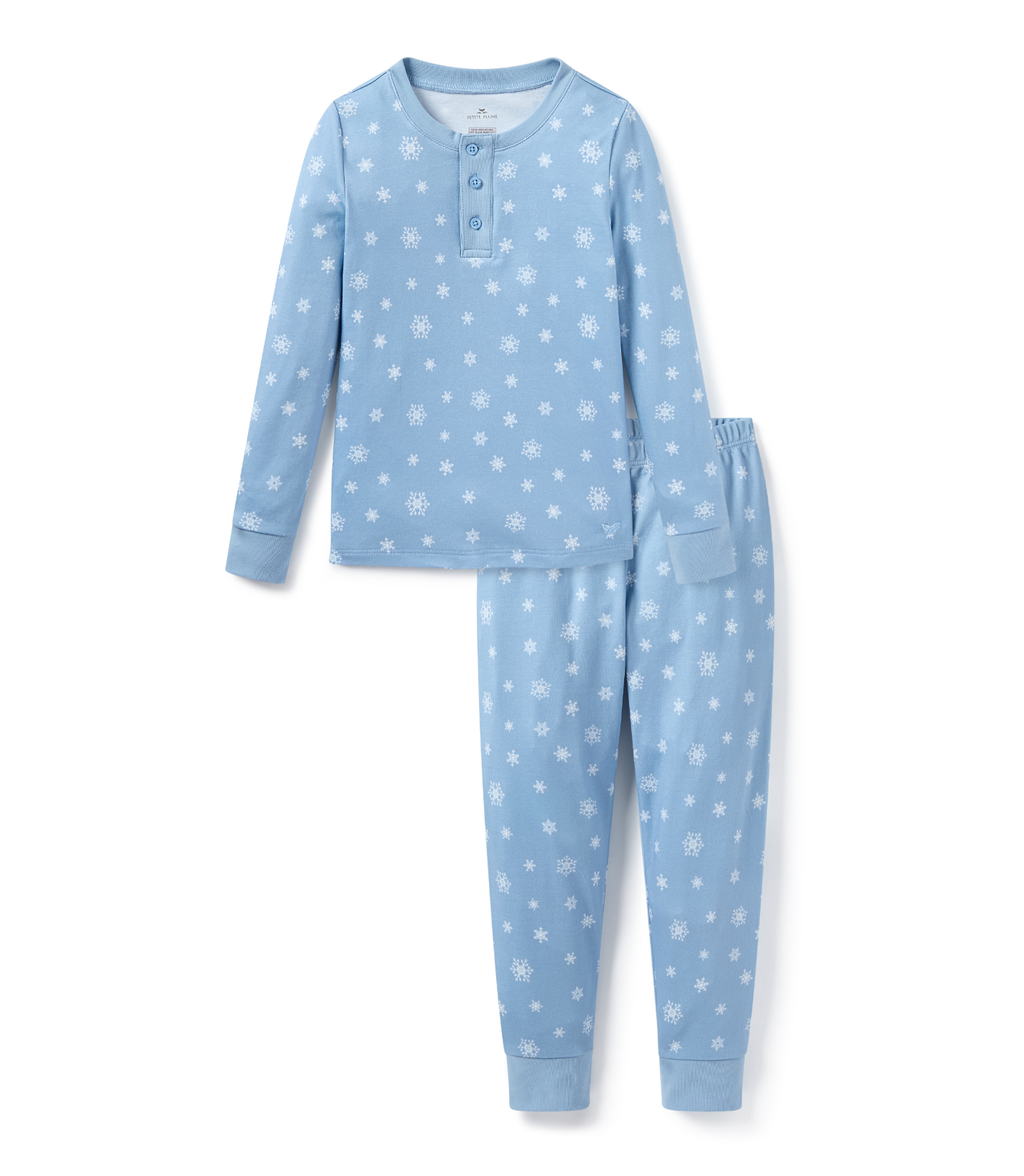 Kids Pima Snug Fit Pajama in Periwinkle Wonderland