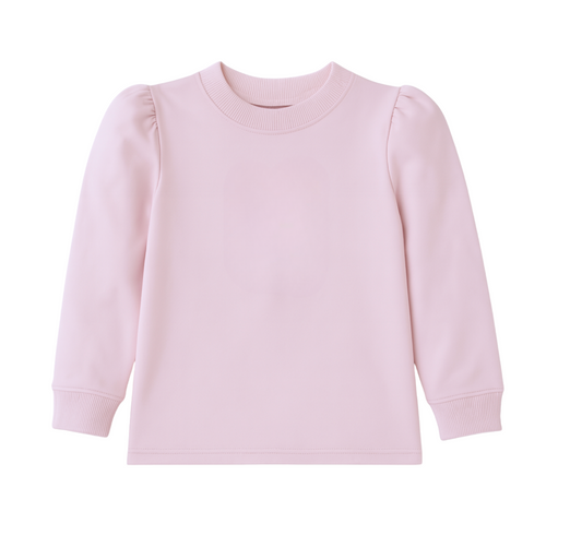 Girl's Fleece Light Pink Sweatshirt