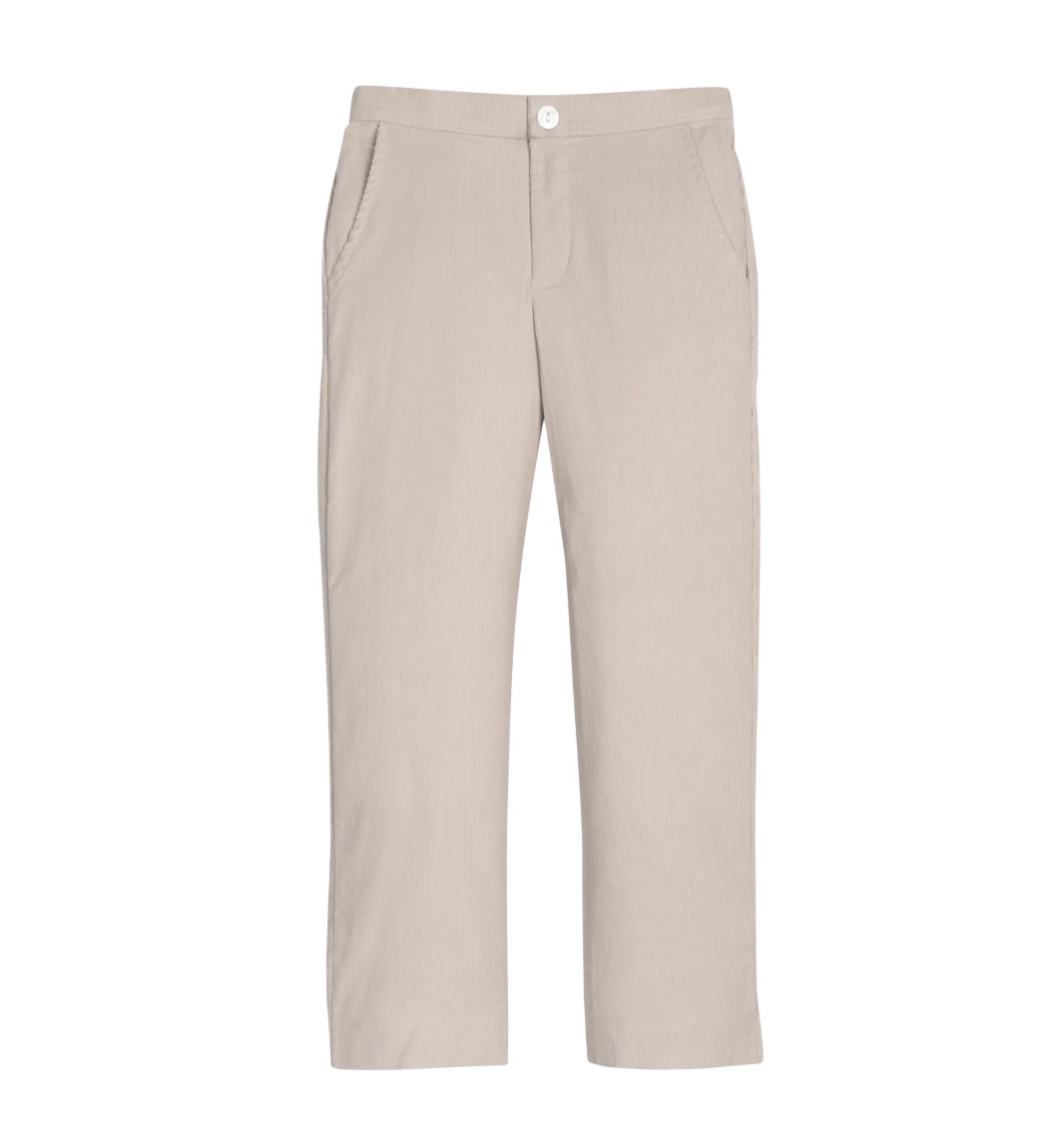 Pull On Pant - Stone Corduroy