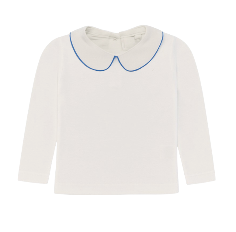 Peter Pan Collared Long Sleeve Shirt