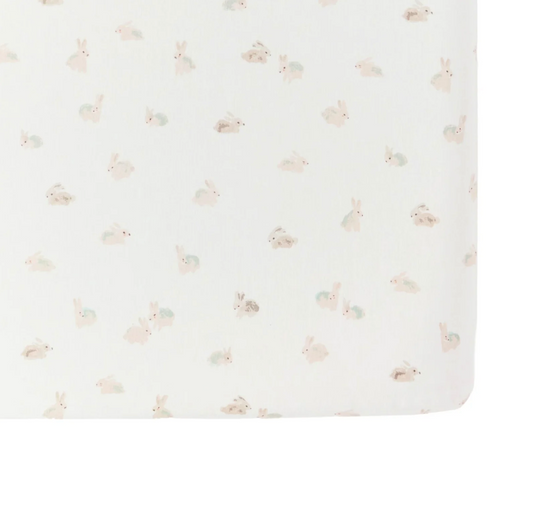 Crib Sheet, Hoppy Bunny