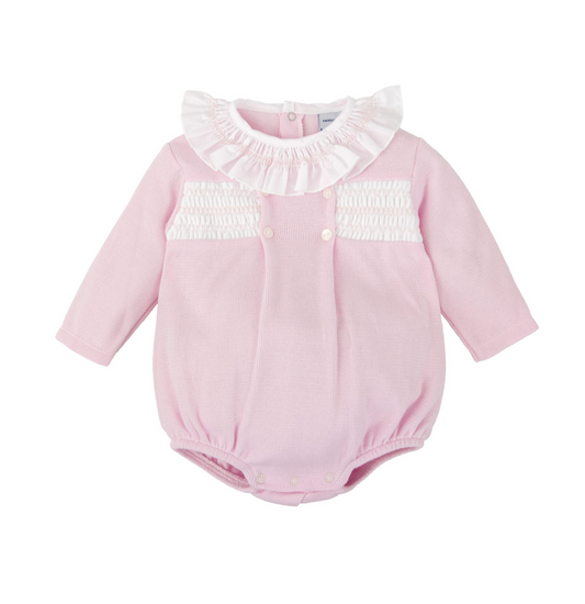 Long Sleeve Pelele Smocked Bubble