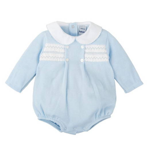 Long Sleeve Pelele Smocked Bubble