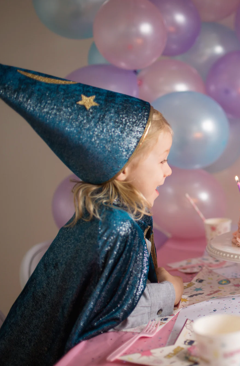 Starry Night Wizard Cape & Hat