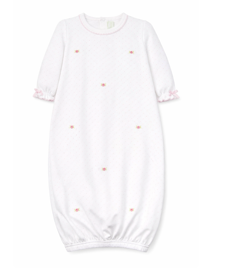 Peggy Rosette Polka Dot Daygown