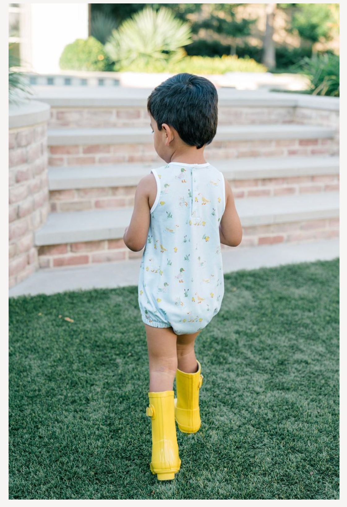 Printed Boy Bubble, Puddles