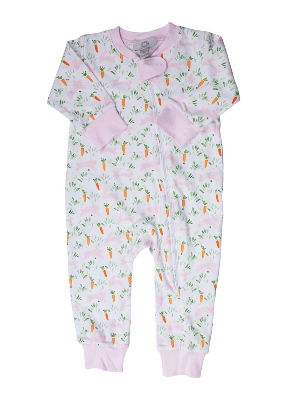Printed Zippered PJ, Peeps