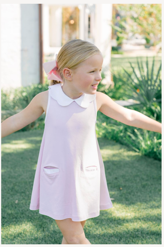 Scallop Sleeveless Dress