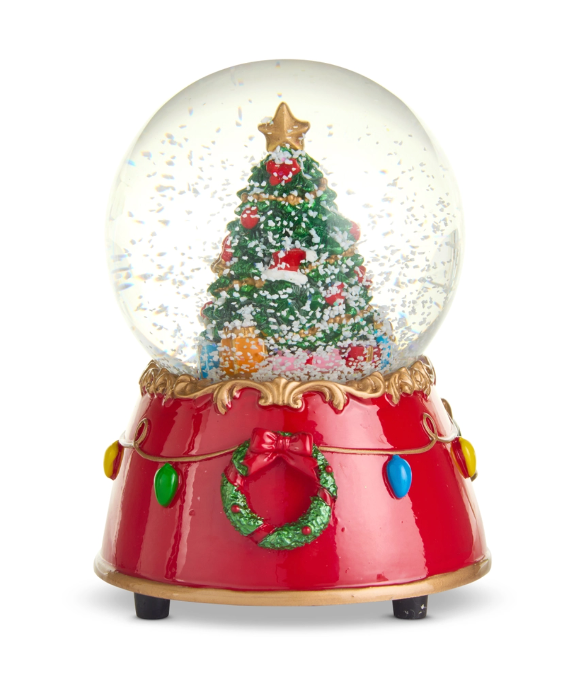 4.5" Animated Musical Tree Snow Globe